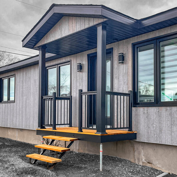Porch on screw piles - Pro Post Foundations