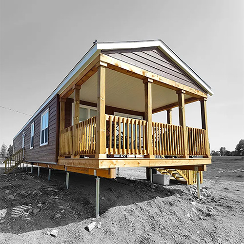 Residential project foundations screw piles