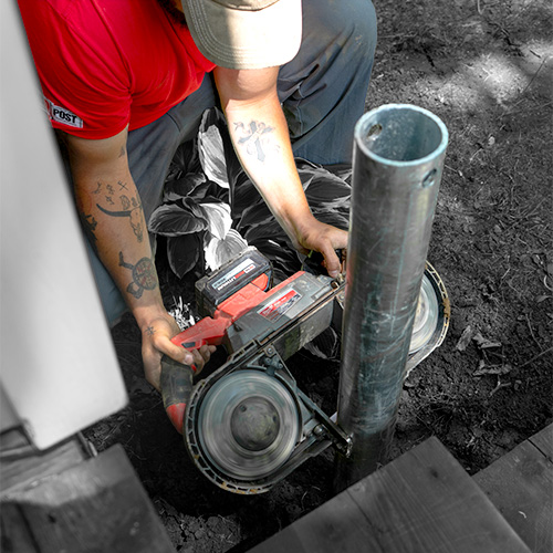 project retaining structures screw piles foundations