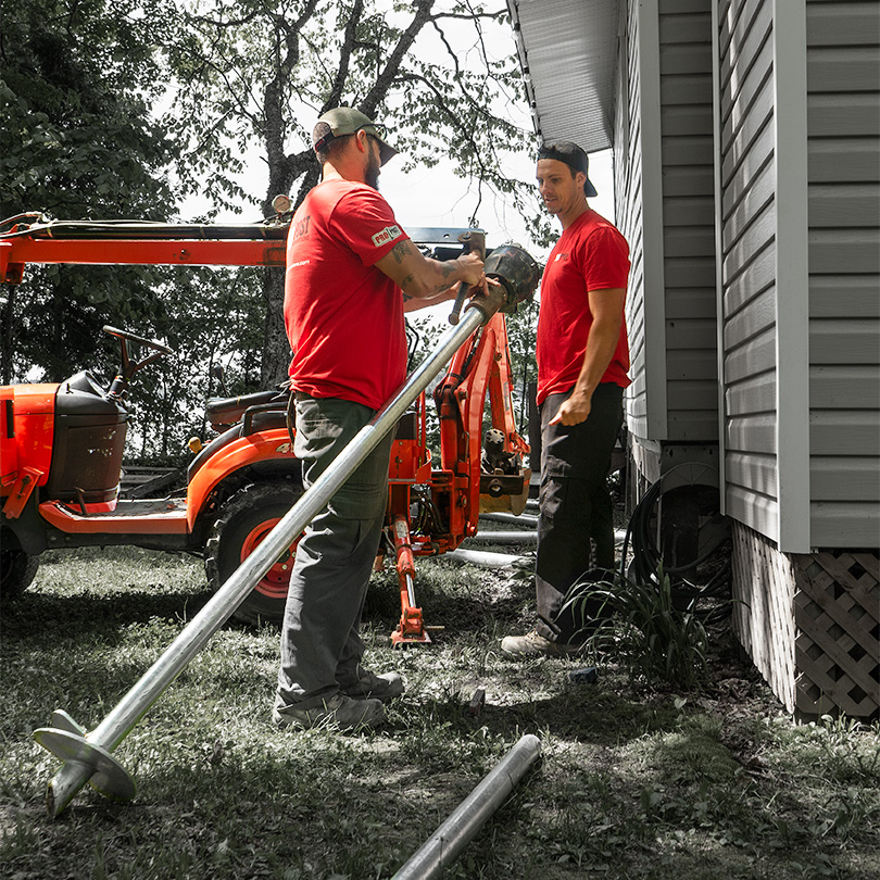 screw piles installation pro post foundations